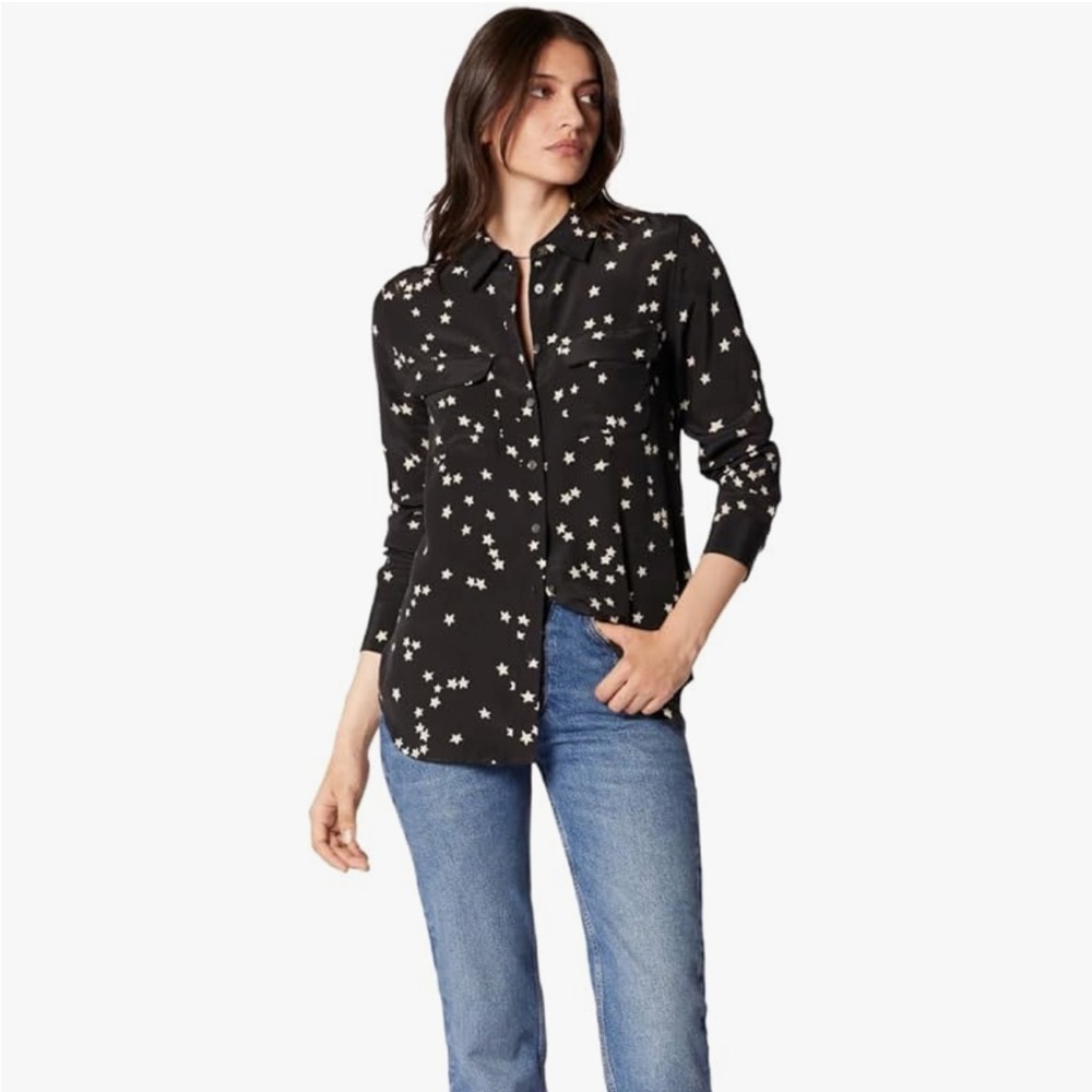Equiptment slim fit blouse XS P